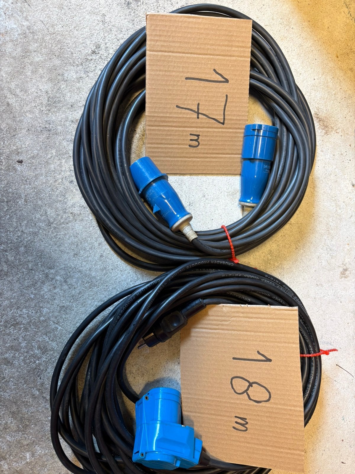 Elektra kabels, Caravans en Kamperen, Ophalen, Gebruikt