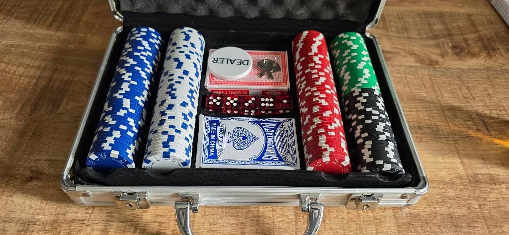 Poker set, Ophalen of Verzenden, Gebruikt