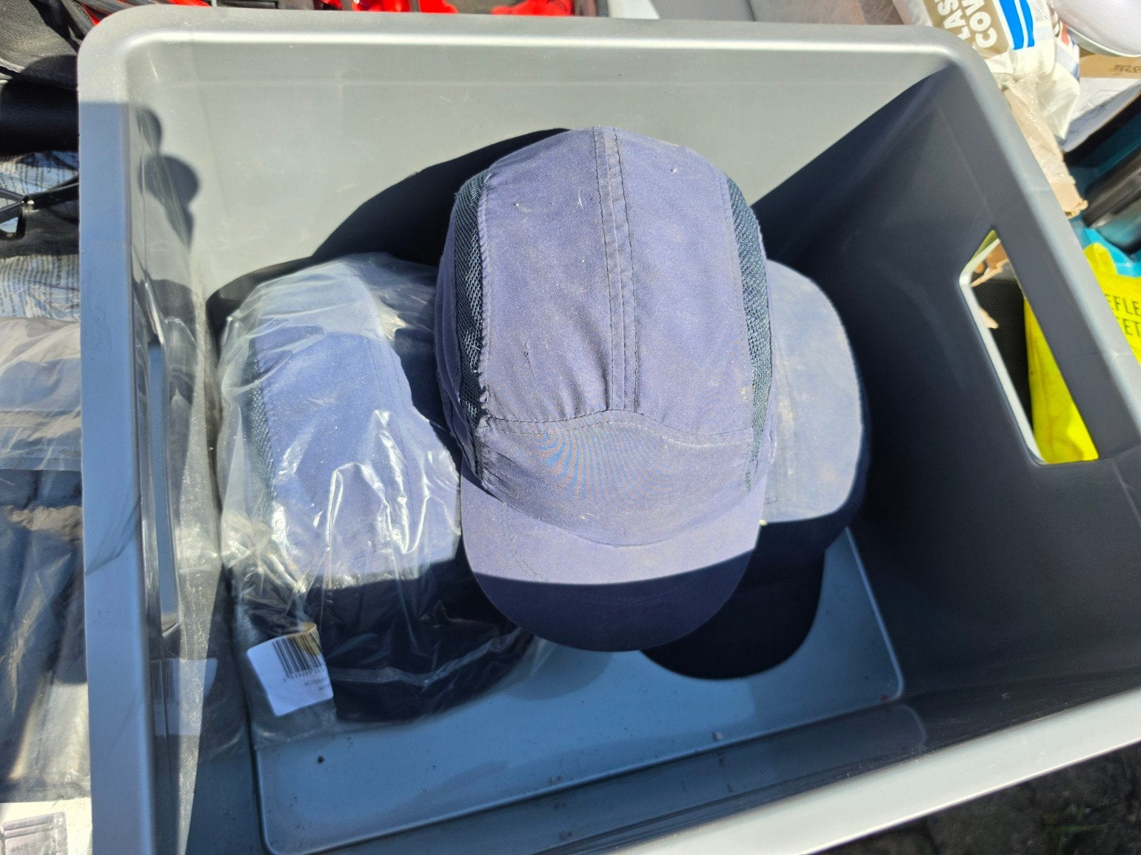 3x stootpet - Veiligheidspet - Donkerblauw, Onbekend, Nieuw, Pet, One size fits all