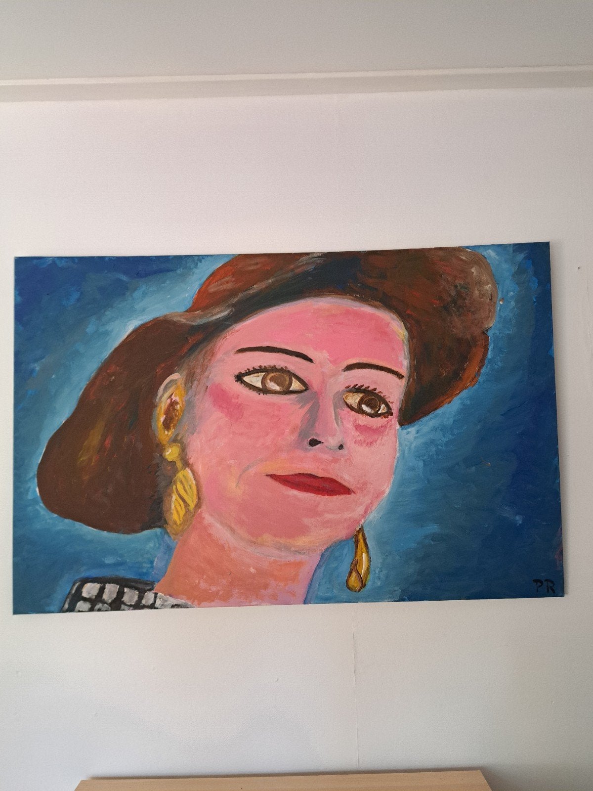 Impressie van Maxima uit 2014. afm.115x75 cm., Ophalen