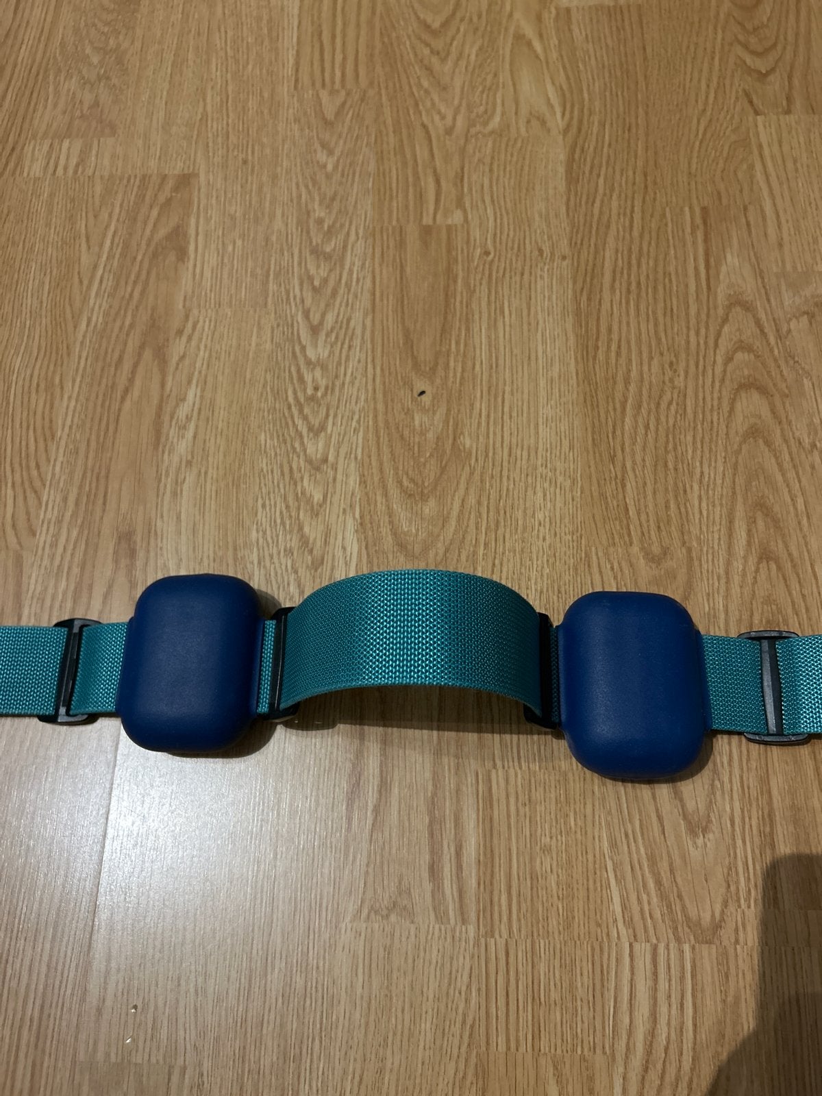 Loodgordel 4kg (2x2kg) met RVS gesp, 110 cm lang, Ophalen of Verzenden, Gebruikt, Lood of Loodgordel