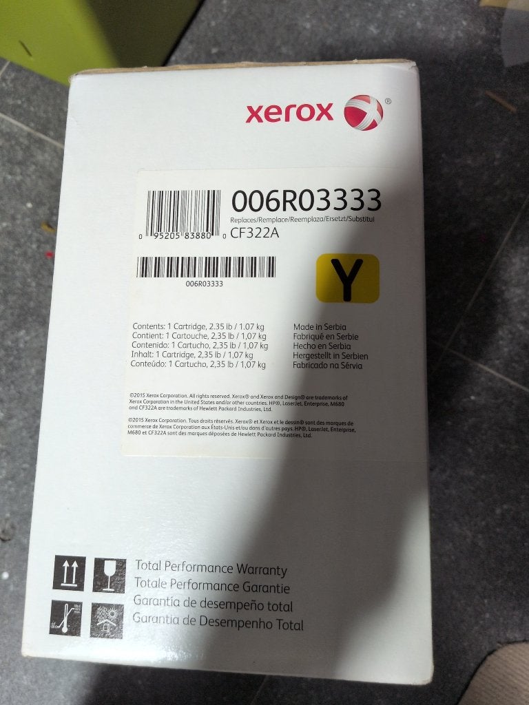 Xerox 006R03333 toner geel - vervangt HP CF322A 653A - M680, Computers en Software, Printerbenodigdheden, Ophalen of Verzenden