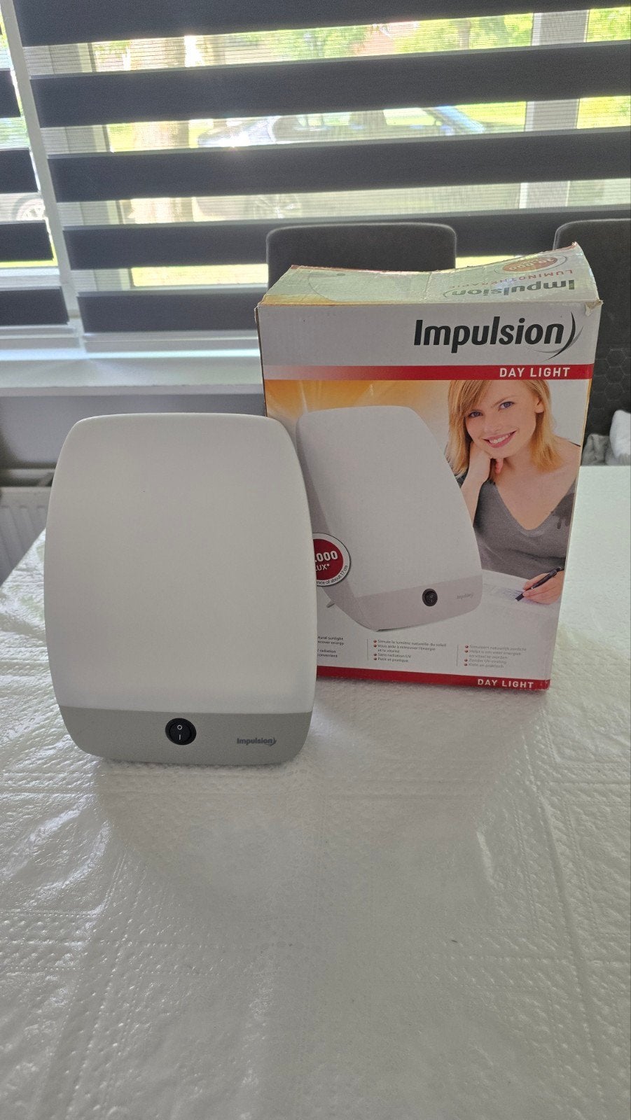 Impulsion Daglichtlamp - Lichttherapie 10.000 Lux, Ophalen of Verzenden, Zo goed als nieuw, Overige typen