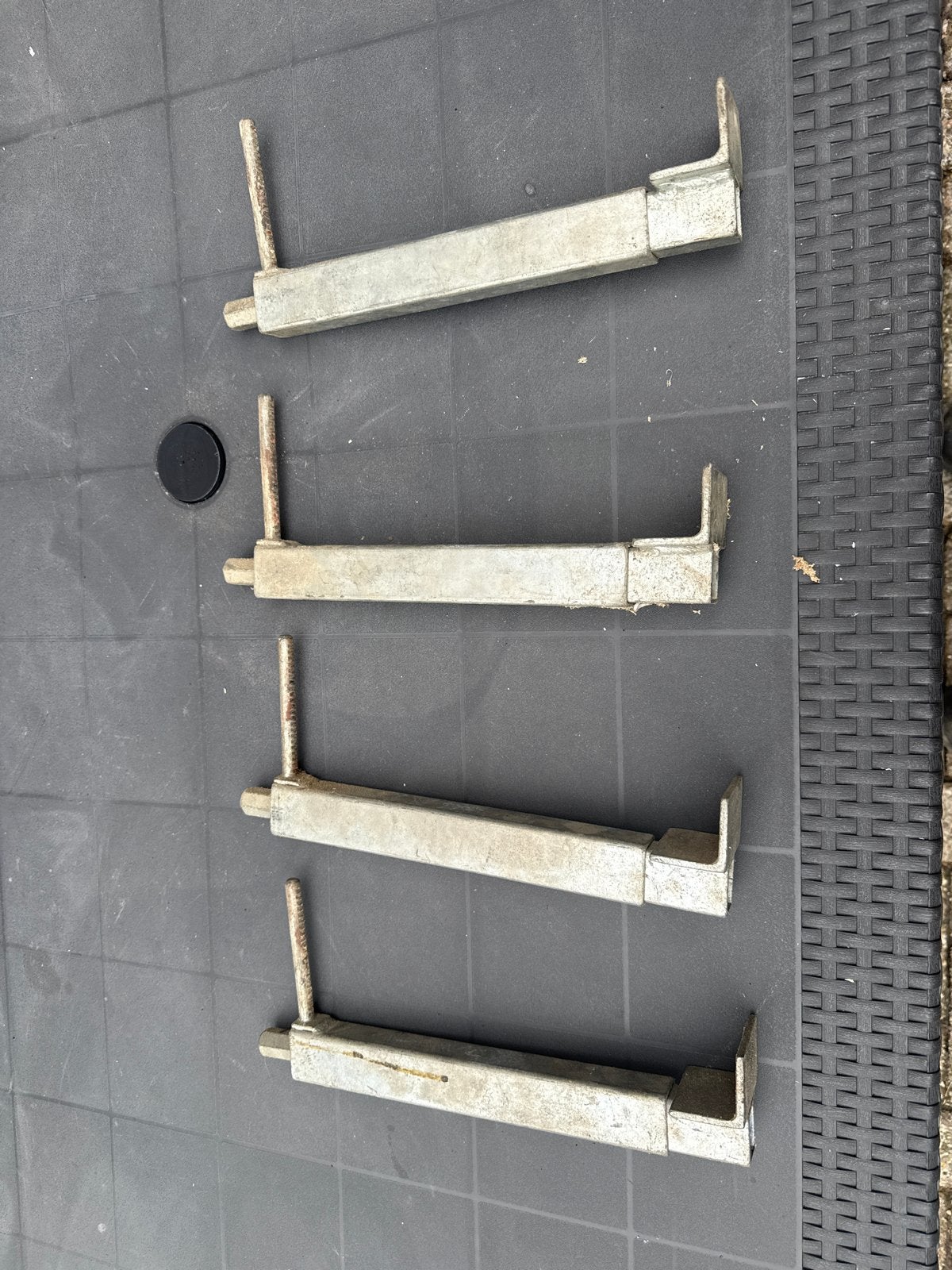 Professionele gevelklemmen - Set van 4 stuks, Ophalen of Verzenden, Gebruikt, Klem, Overige merken