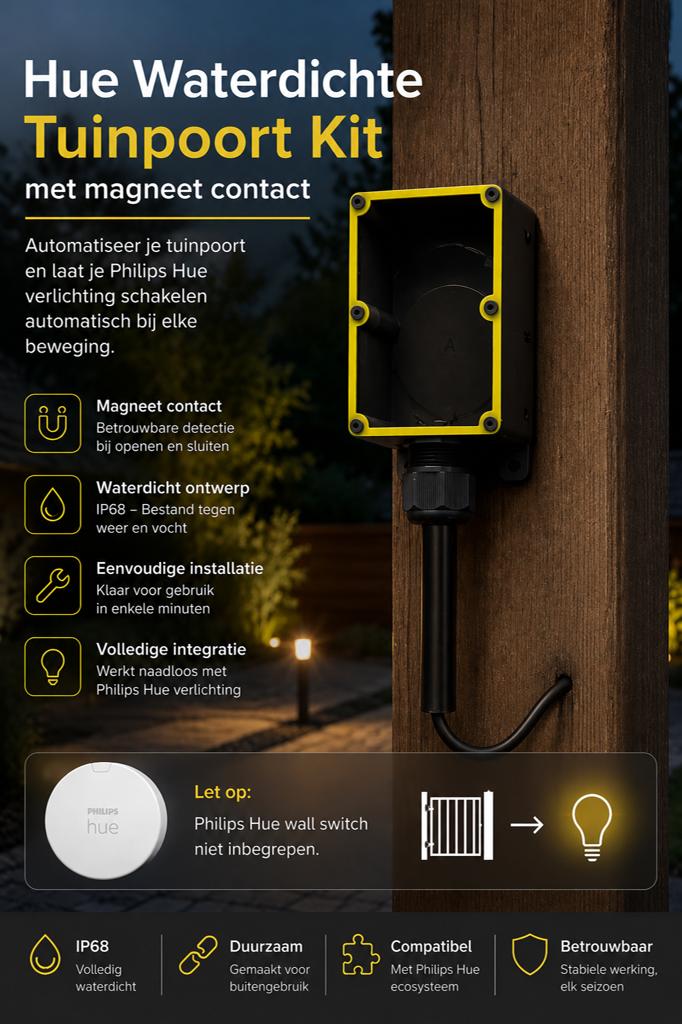 Waterdichte Hue tuinpoort kit, Tuin en Terras, Minder dan 50 watt, Ophalen of Verzenden, Netvoeding, Nieuw