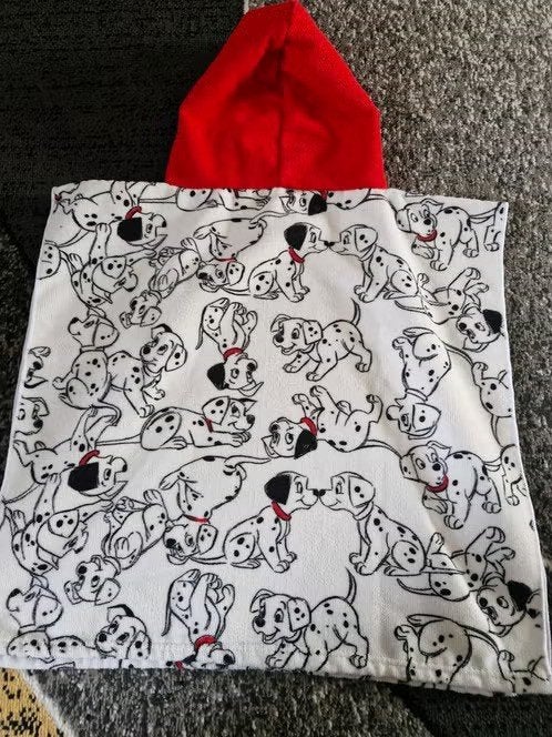 Badcape 101 dalmatiers h, Zeeman, Jongen of Meisje, One size, Onbekend