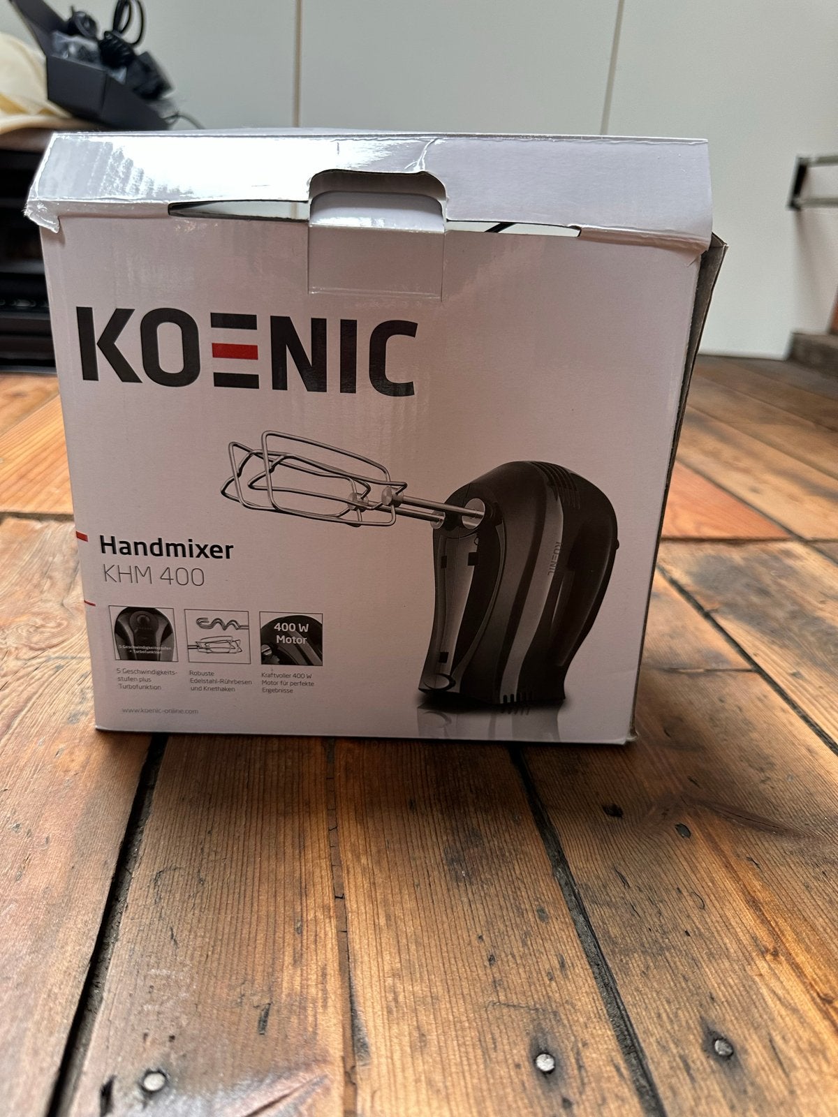 Koenic Handmixer KHM 400 - Zo goed als nieuw, Ophalen, Zo goed als nieuw, 3 snelheden of meer