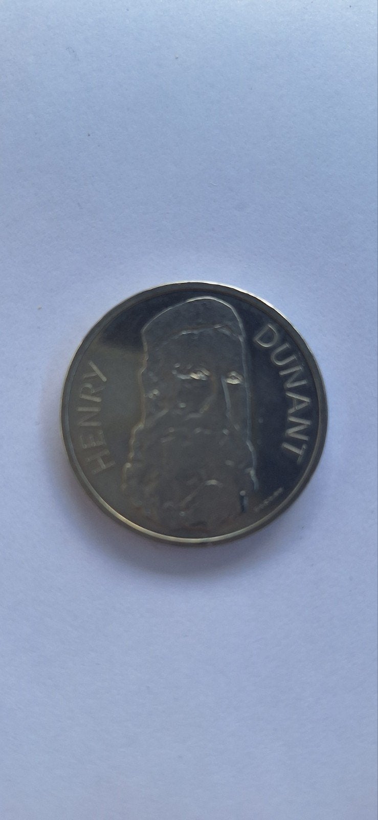 5 Frank Zwitserse munt - Henry Dunant 1978, Ophalen of Verzenden