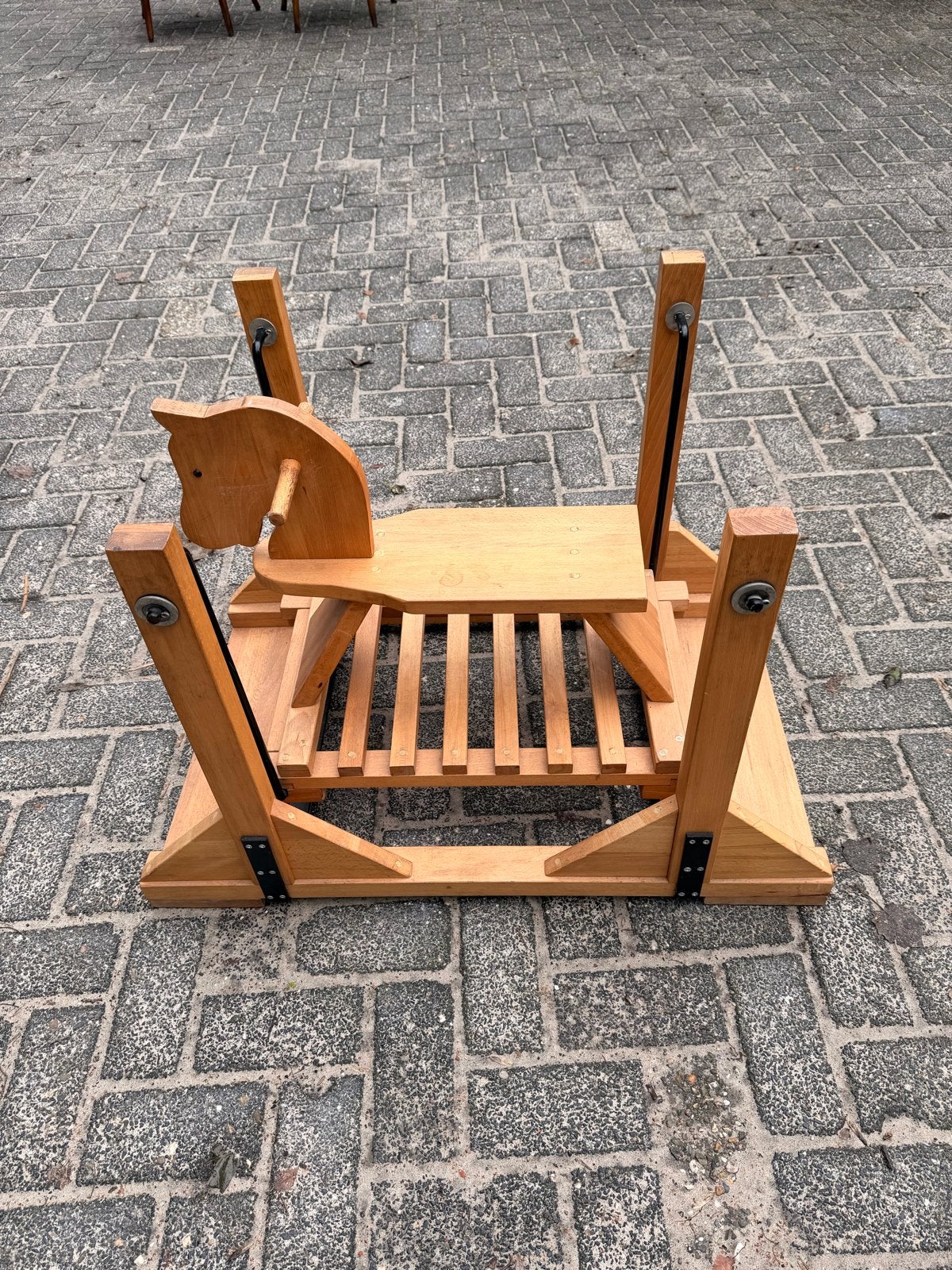 Houten schommelpaard / hobbelpaard, Gebruikt, ., Overige typen, Ophalen of Verzenden