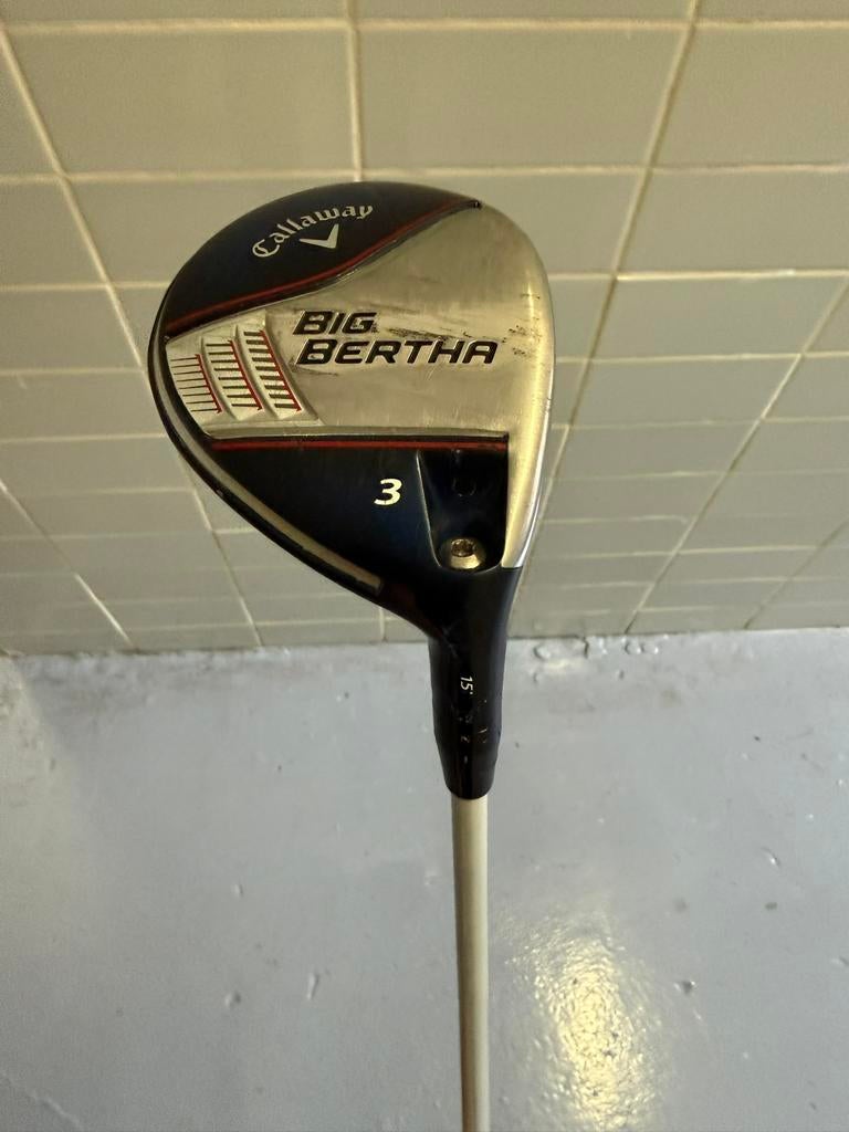 Callaway Big Bertha 3 Fairway Wood, Ophalen, Gebruikt, Club, Callaway