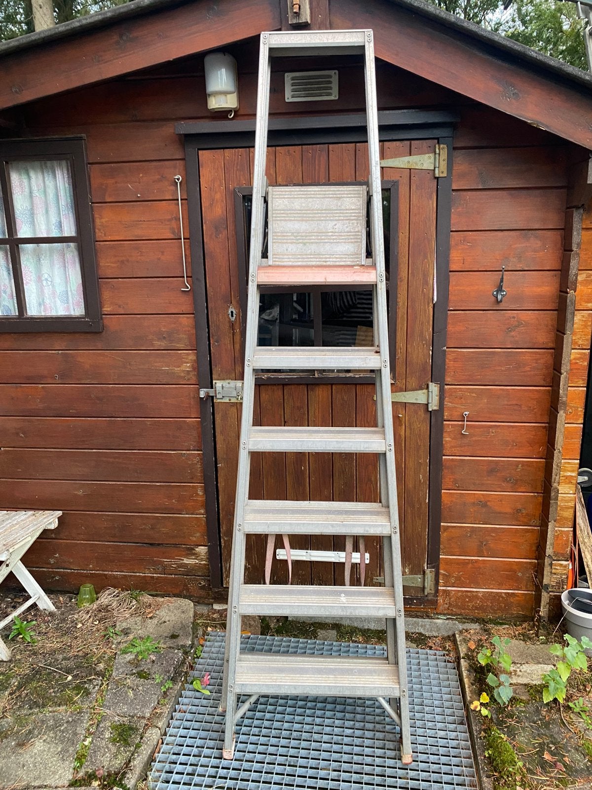 Stevige ladder trap, Doe-het-zelf en Verbouw, Ophalen, Gebruikt, Trap, Opvouwbaar of Inschuifbaar