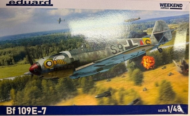 Coelianmodels, Eduard 84178, Bf-109E-7, 1/48, € 24,99, Overige merken, Nieuw, Ophalen of Verzenden, Groter dan 1:72