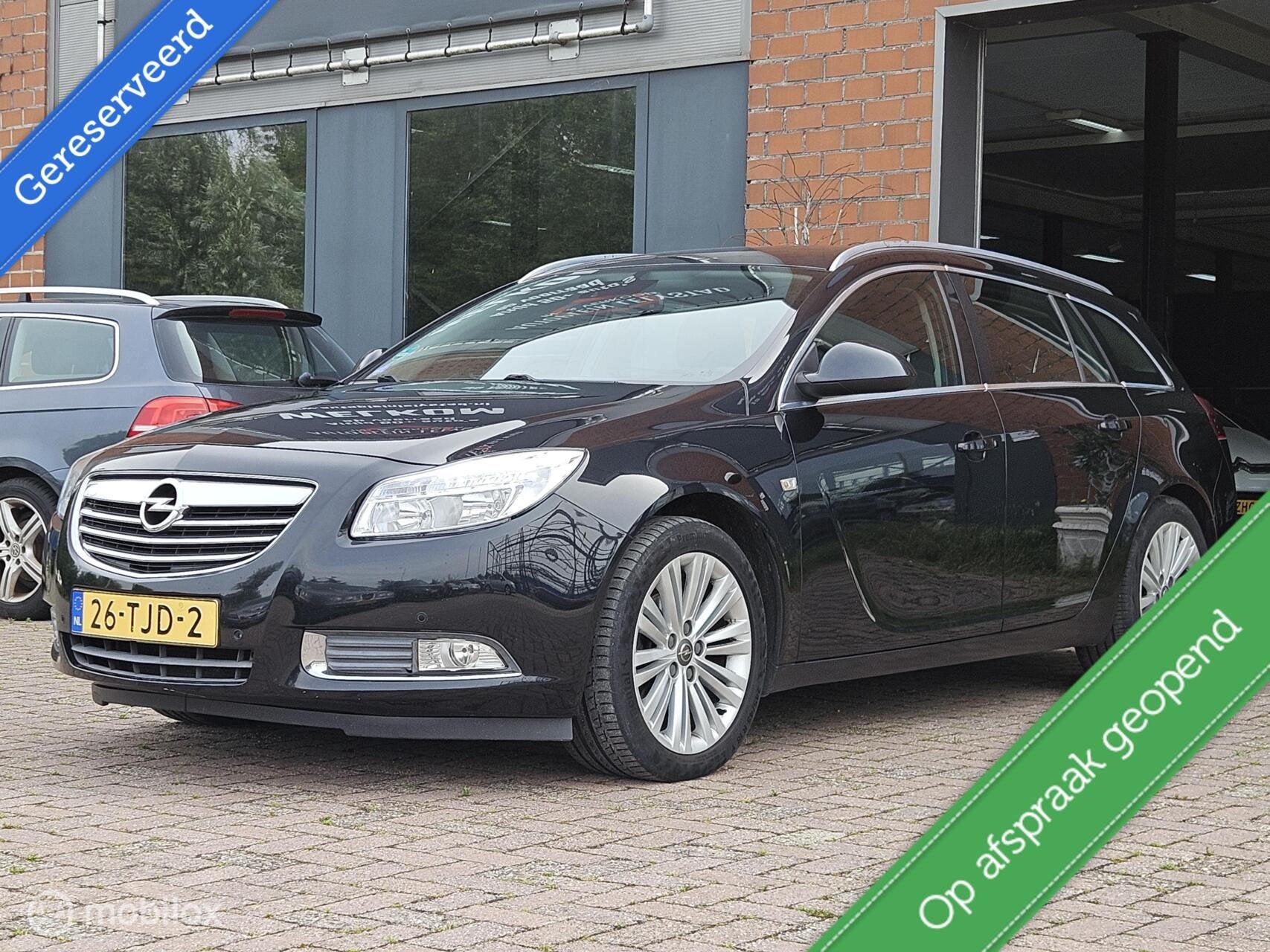Opel Insignia Sports Tourer 1.4 Turbo EcoFLEX Business Editi, Auto's, Euro 5, Gebruikt, 4 cilinders, Zwart