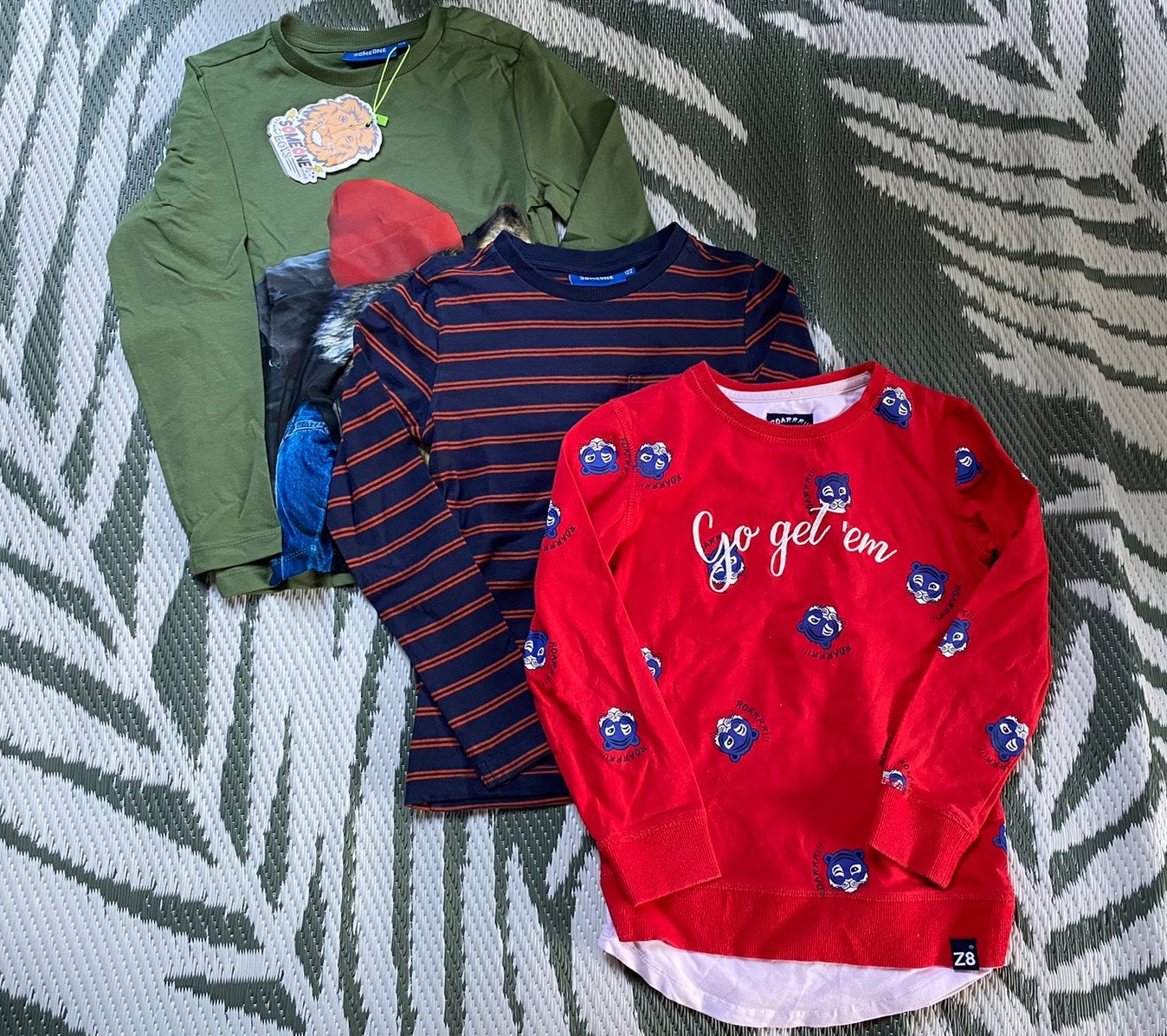 Longsleeves - 3 stuks - maat 116 / 122 / hele goede staat, Ophalen of Verzenden, Zo goed als nieuw, Jongen, Shirt of Longsleeve