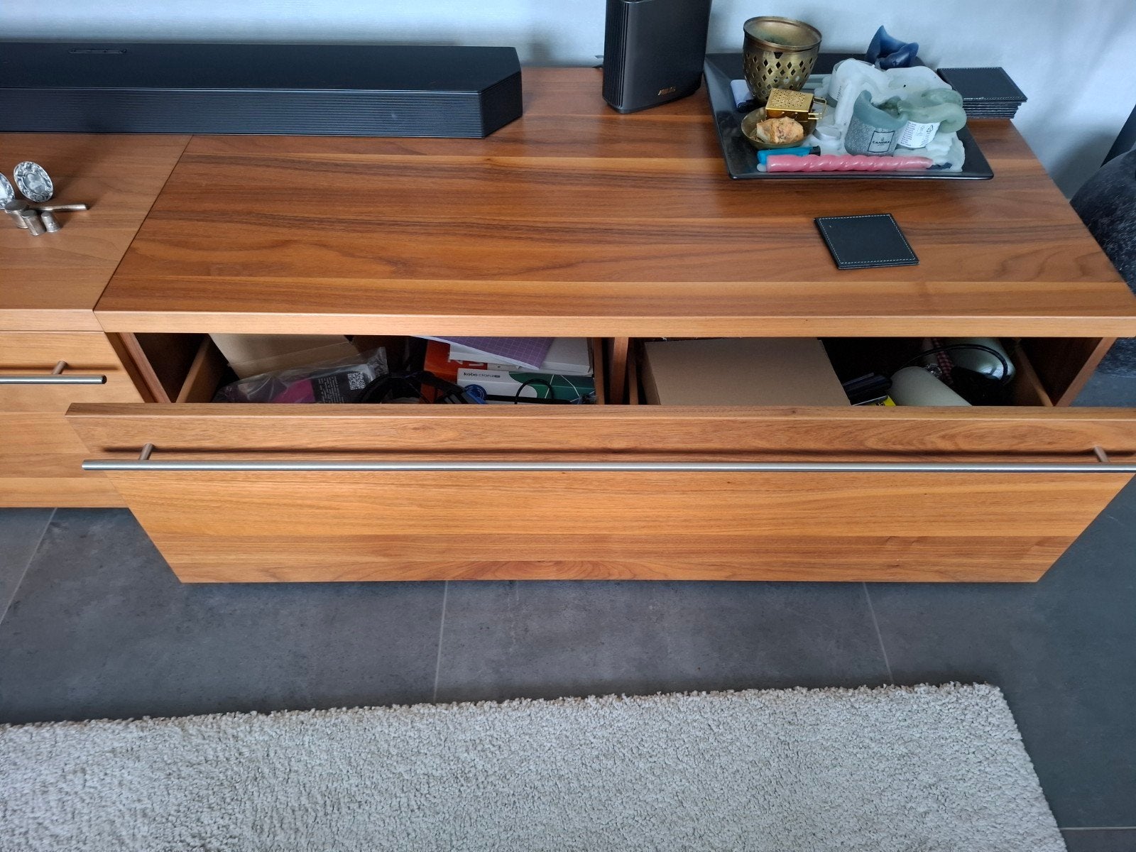TV meubels 2 delig Hulsta Now, Huis en Inrichting, Ophalen, Gebruikt, 25 tot 50 cm, Minder dan 100 cm