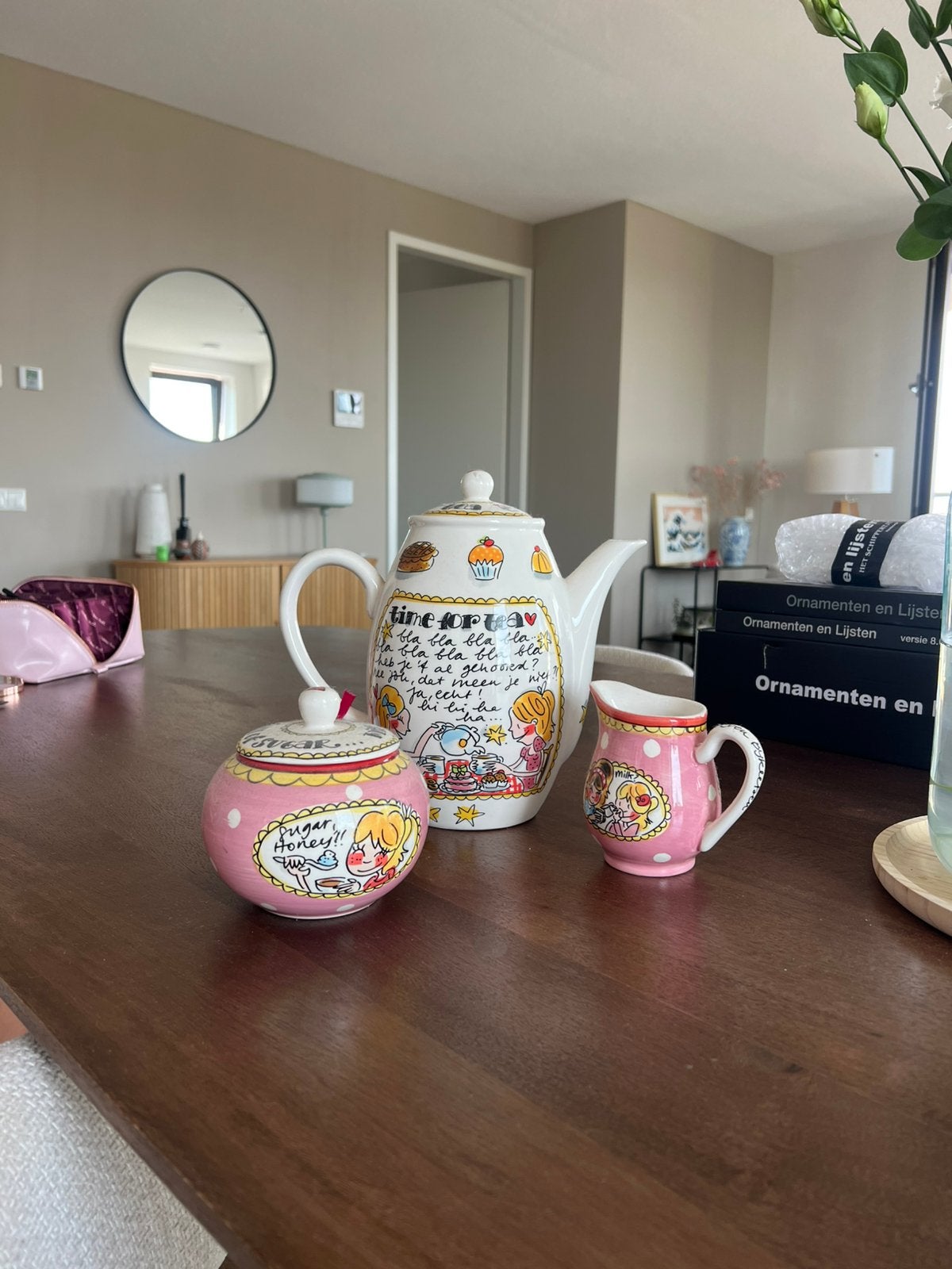 Blond amsterdam Thee, koffie set zgan, Antiek en Kunst, Ophalen