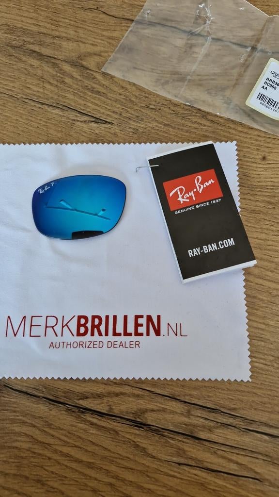Rechterglas ray ban 3671 blauw, Blauw, Nieuw, Ophalen of Verzenden, Ray-Ban