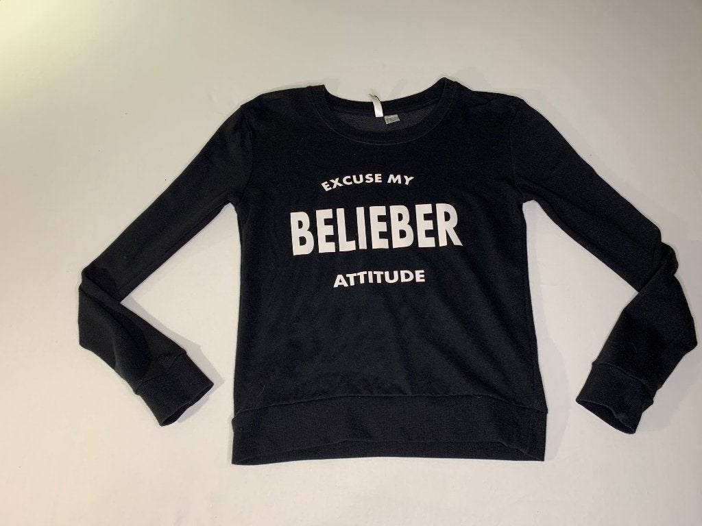 sweater van JUSTIN bieber XS in ~~nieuw~~ staat, Verzenden, Zo goed als nieuw, Kleding