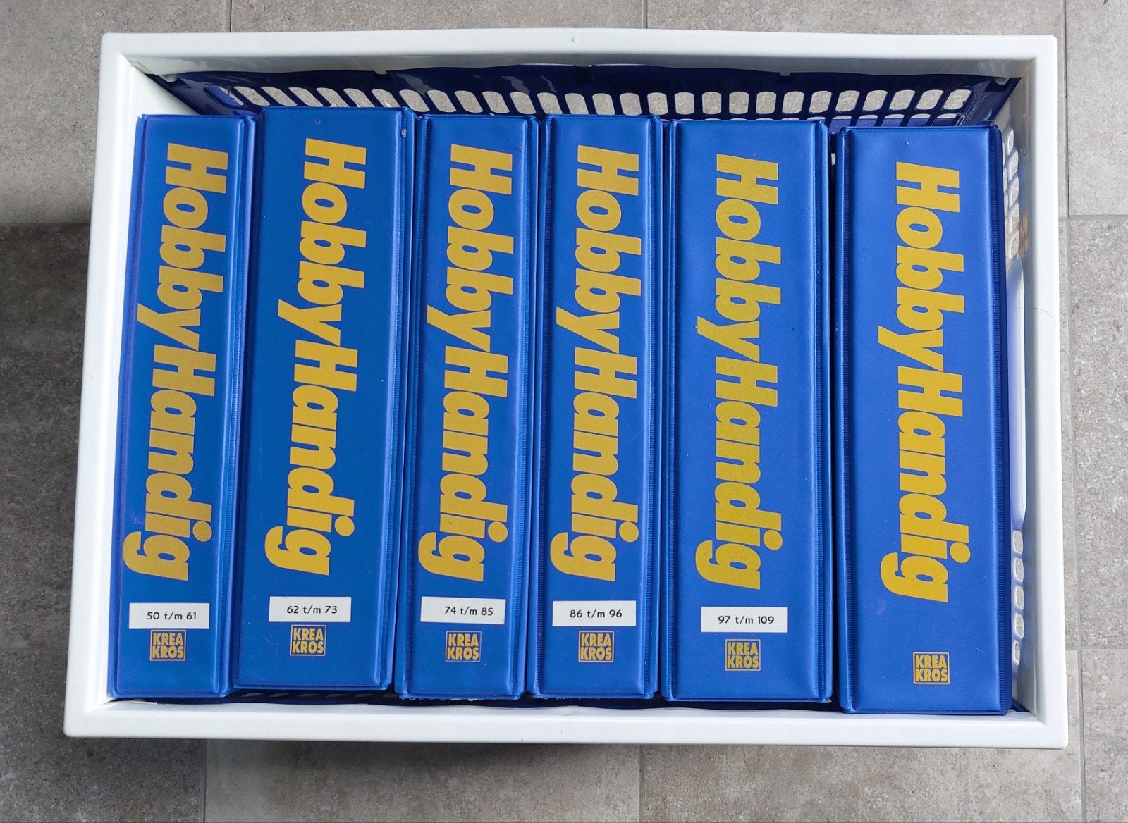 Hobby Handig tijdschriften (6 banden), Boeken, Houtbewerking, Diverse auteurs, Geschikt voor kinderen, Ophalen