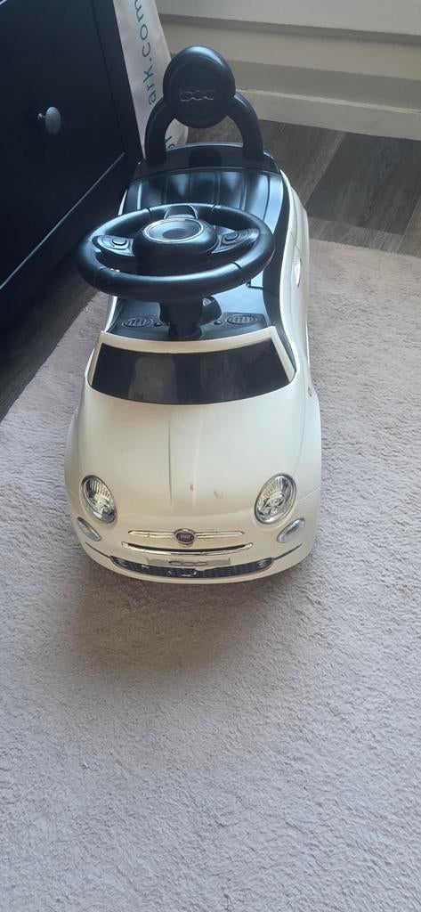 Loopauto Fiat 500 - Wit, Ophalen