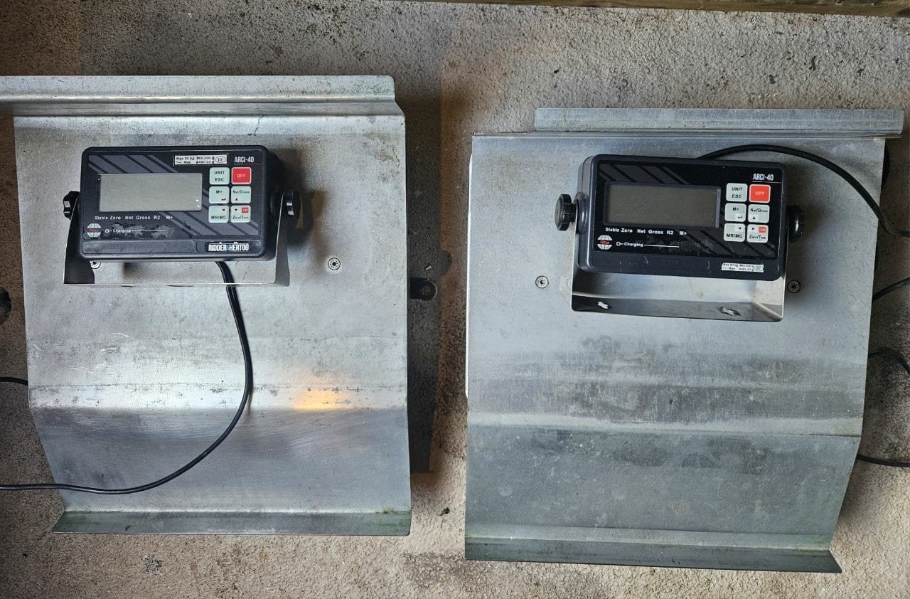 2x Digitale Weegschalen voor Industriële Toepassingen, Ophalen
