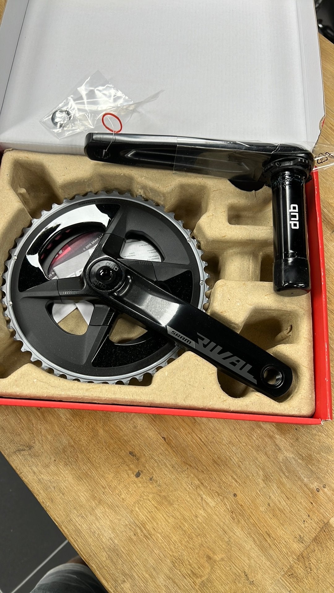 Sram RIval crankstel 48-35 POWERMETER, Fietsen en Brommers, Crankstel of Pedalen, Nieuw, Ophalen of Verzenden, Gravelbike