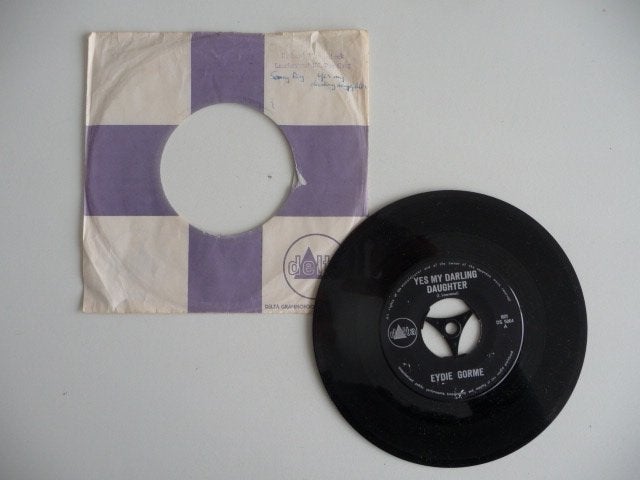 single EYDIE GORME -YES MY DARLING DAUGHTER- DELTA REC. (R), Cd's en Dvd's, Vinyl Singles, Gebruikt, 7 inch, Ophalen of Verzenden