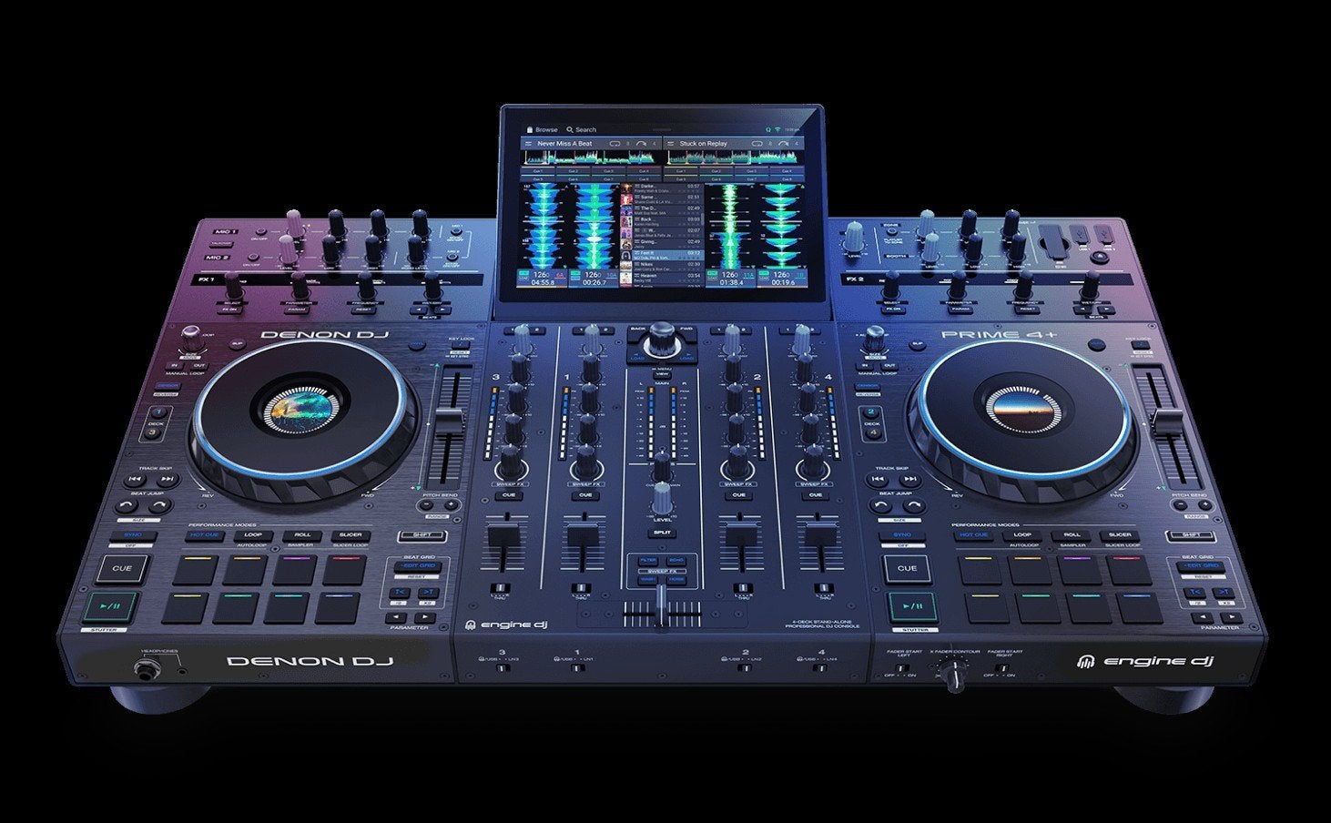 Vrijwel nieuwe Denon DJ Prime 4 + SSD, Ophalen, Zo goed als nieuw, Denon