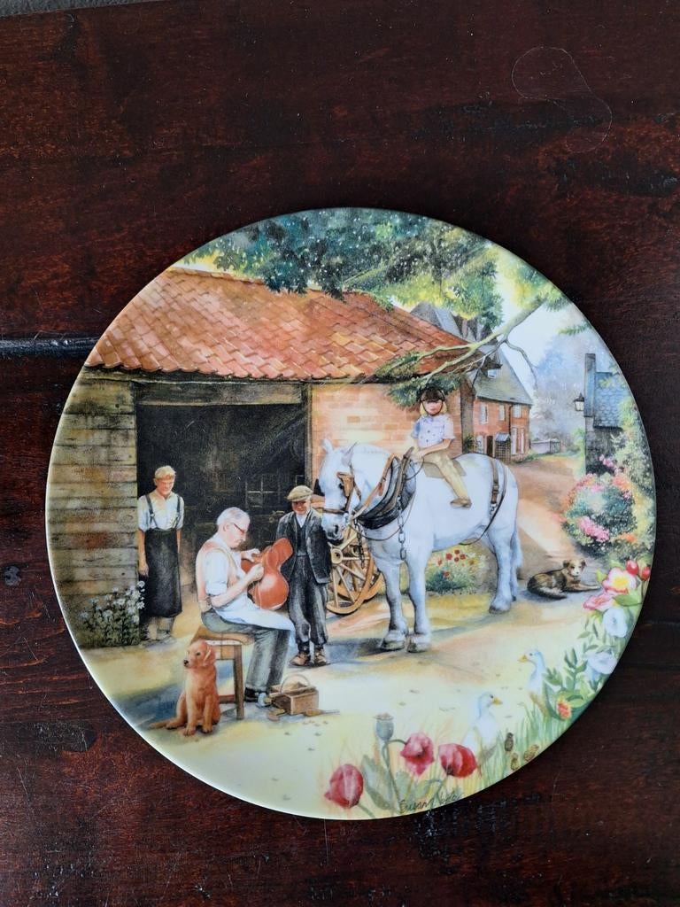 Royal Doulton 'De Zadelmaker' Wandbord - Susan Neale, Ophalen of Verzenden