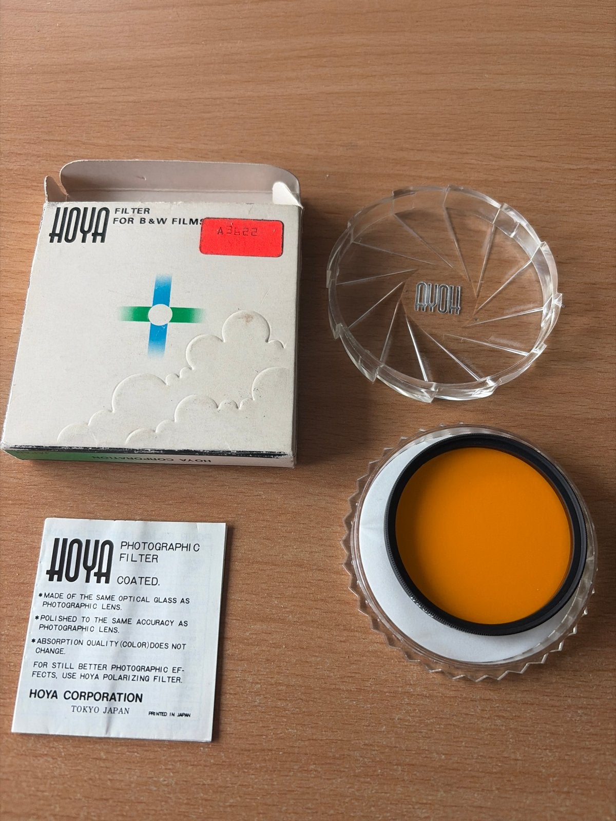 Hoya 52.0s filter voor zwart-wit films, Audio, Tv en Foto, Fotografie | Filters, Ophalen of Verzenden, Zo goed als nieuw, Kleurfilter
