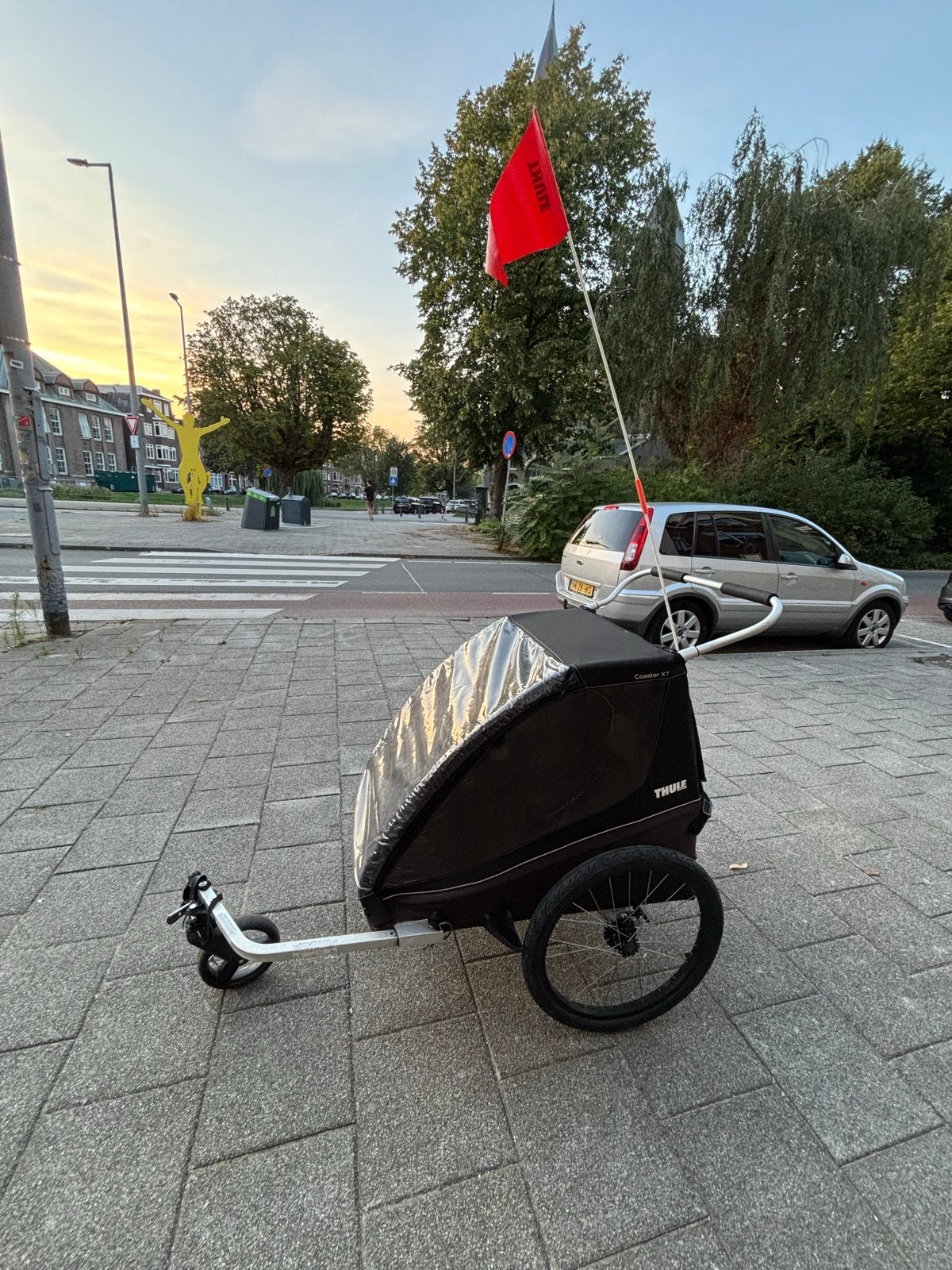 Thule Coaster XT Fietskar, Ophalen, Gebruikt, Opvouwbaar, 20 tot 40 kg