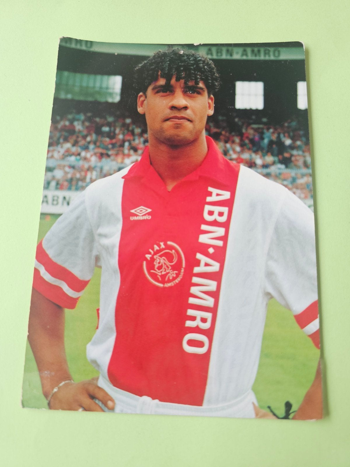 Frank Rijkaard Ajax Spelerskaart - De Ajacied, Ophalen of Verzenden, Gebruikt, Ajax, Spelerskaart