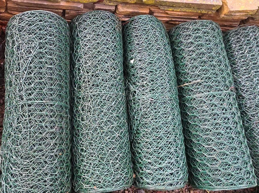Kippengaas zeshoekgaas tuingaas groen pvc H 50cm lengte 25m, Ophalen, Nieuw, 20 meter of meer, Gaas