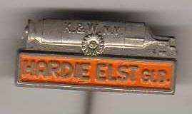 Speldje K & W NV HARDIE ELST GELDERLAND LANDBOUW (A9), Verzamelen, Speldjes, Pins en Buttons, Ophalen of Verzenden, Gebruikt, Overige onderwerpen