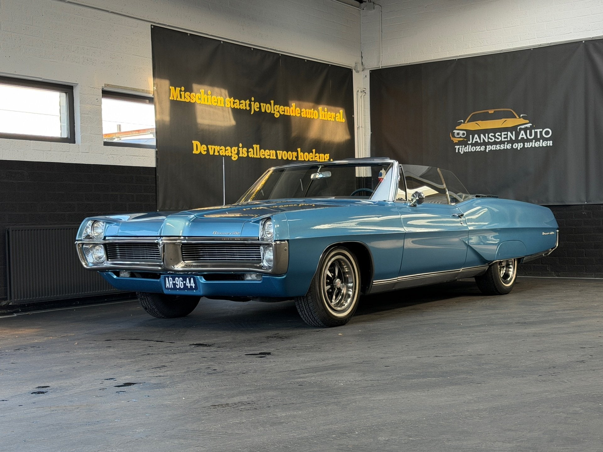 Pontiac BONNEVILLE CONVERTIBLE | Zeer mooi | Elektr. kap | L, Auto's, Gebruikt, Overige carrosserieën, Blauw, Bedrijf