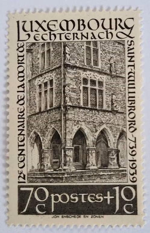 Luxemburg 1938 - Yvert 301 - Gerechtsgebouw Echternach, Ophalen of Verzenden, Luxemburg, Postfris