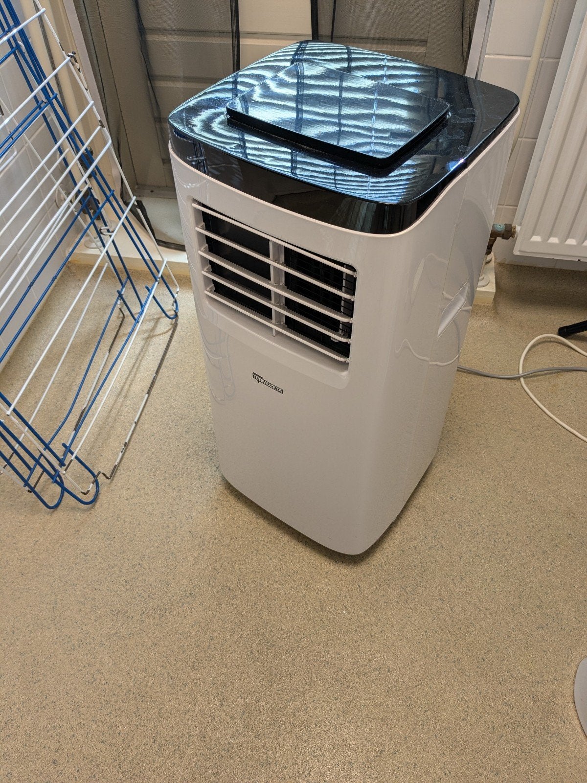 Mobiele airco Termozeta TZA2C2 - Koelen en Ontvochtigen, Ophalen, Gebruikt, Minder dan 60 m³, 2 snelheden