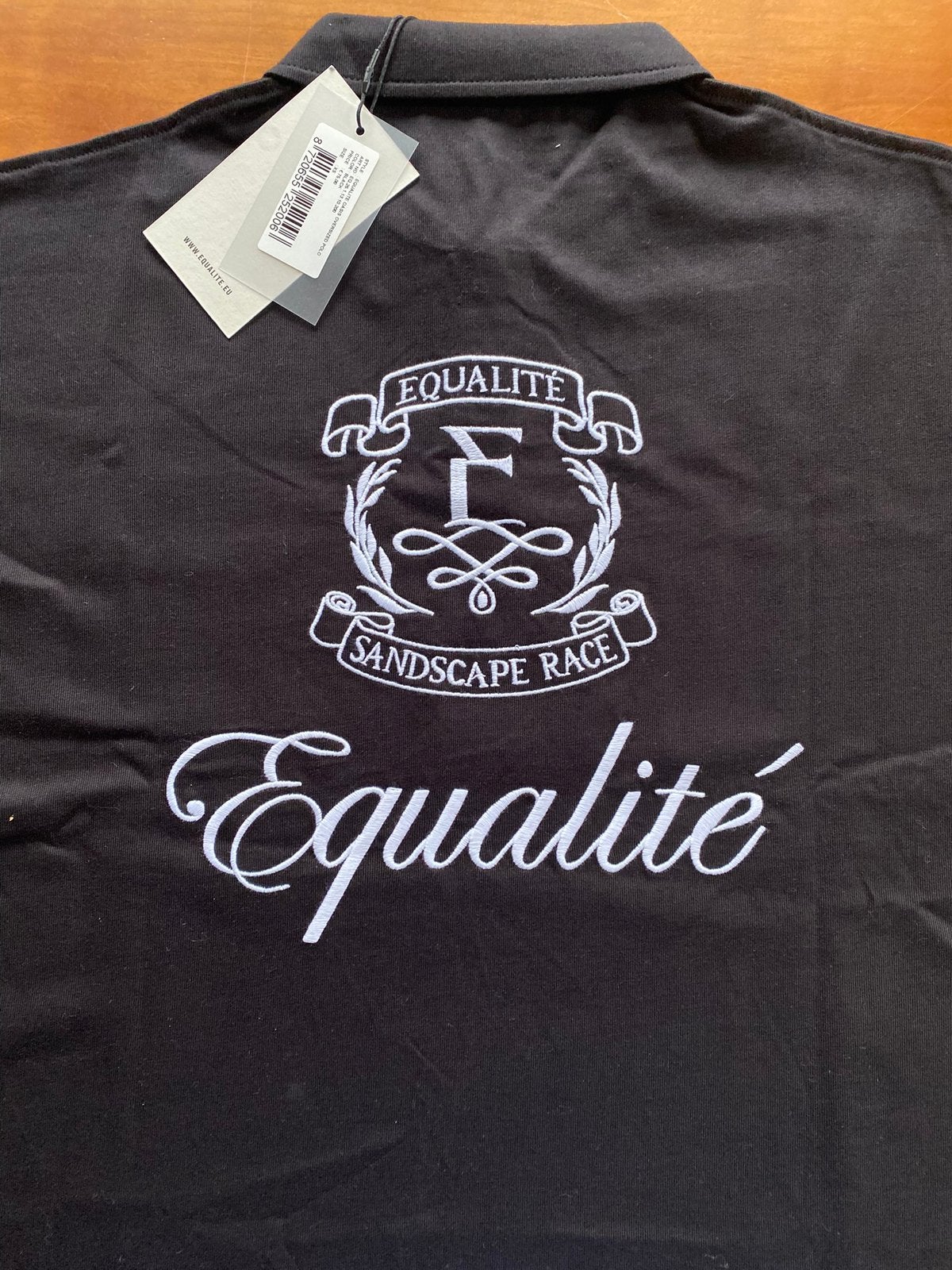 Shirt zwart polo Equalite nieuw met prijskaartje xs, Ophalen of Verzenden, Nieuw, Maat 46 (S) of kleiner, Zwart