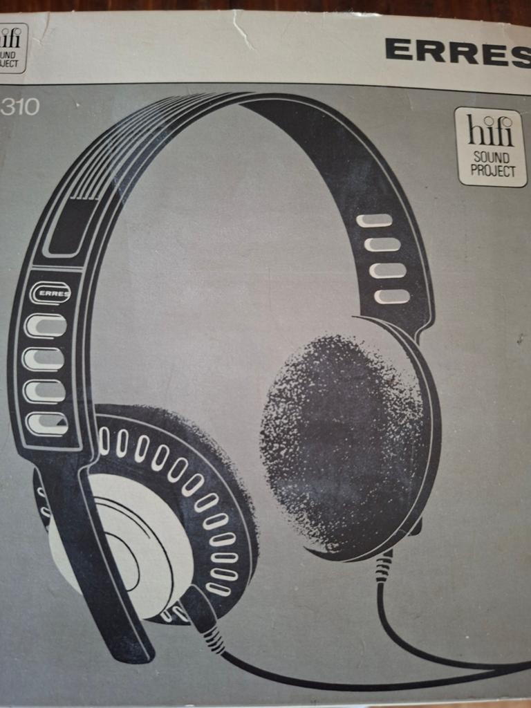 Vintage Erres HiFi Hoofdtelefoon - Model 310, Ophalen of Verzenden, Gebruikt, Overige merken