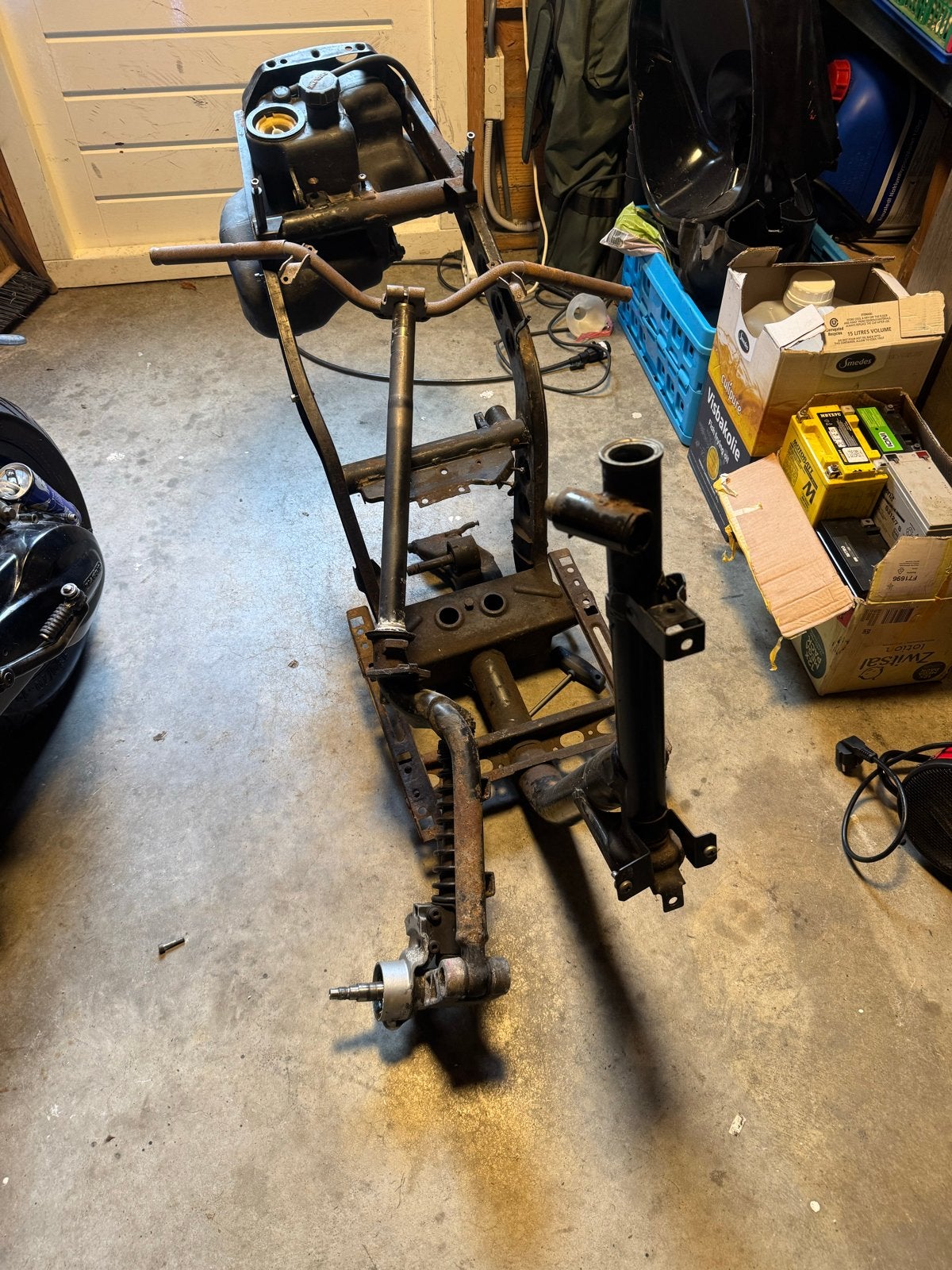 Piaggio Skipper frame - Netjes, Fietsen en Brommers, Ophalen, Gebruikt, Frame, Piaggio