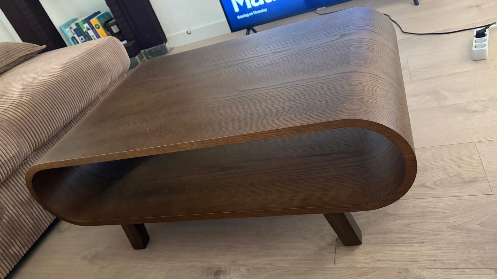 Salontafel Matteo Leenbakker, Huis en Inrichting, Ophalen, 50 tot 100 cm, Rond, Zo goed als nieuw