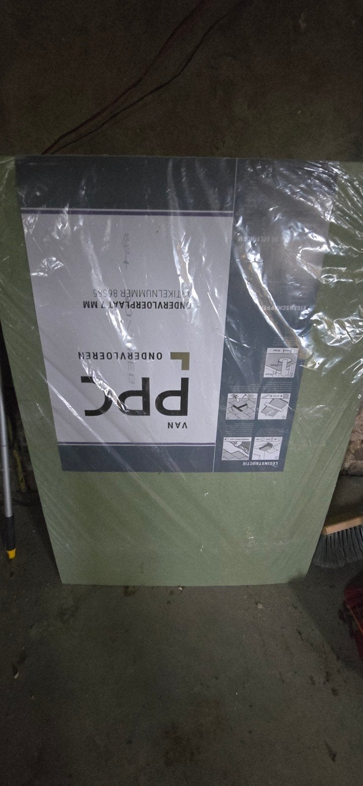 20m3 ondervloer platen van 7mm dik nieuw, Ophalen, Overige materialen, 30 cm of meer, 50 tot 150 cm