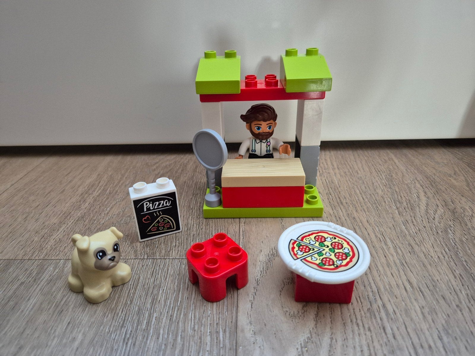 Lego Duplo pizzeria 10927 compleet, Ophalen, Zo goed als nieuw, Compleet, Duplo