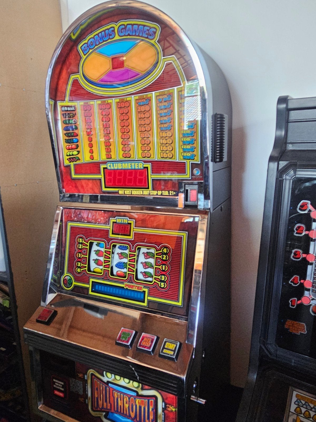 Full trottle, Verzamelen, Automaten | Gokkasten en Fruitautomaten, Euro, Ophalen of Verzenden