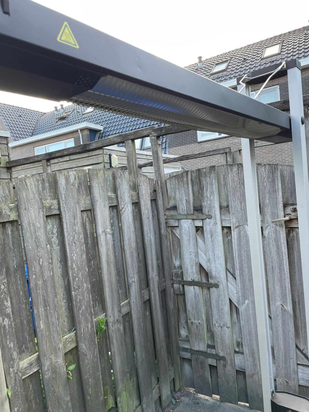 Terrasheater zwart, Ophalen, Zo goed als nieuw