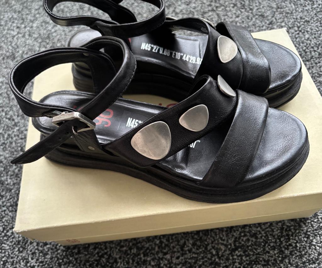Airstep / AS-98 NIEUW sandalen zwart maat 38, Verzenden, Zwart, Airstep, Nieuw
