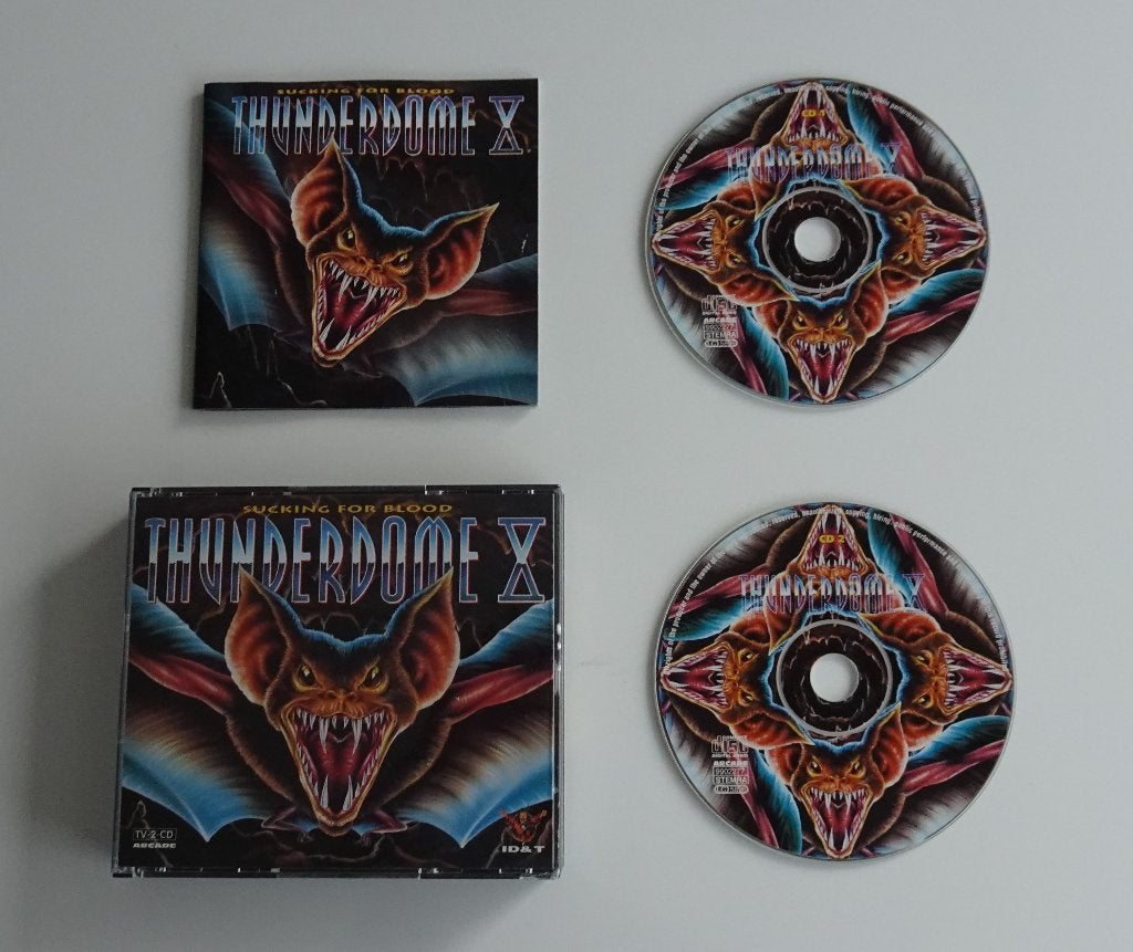 Thunderdome X : Sucking For Blood 2xCD 1995, Cd's en Dvd's, Ophalen, Zo goed als nieuw