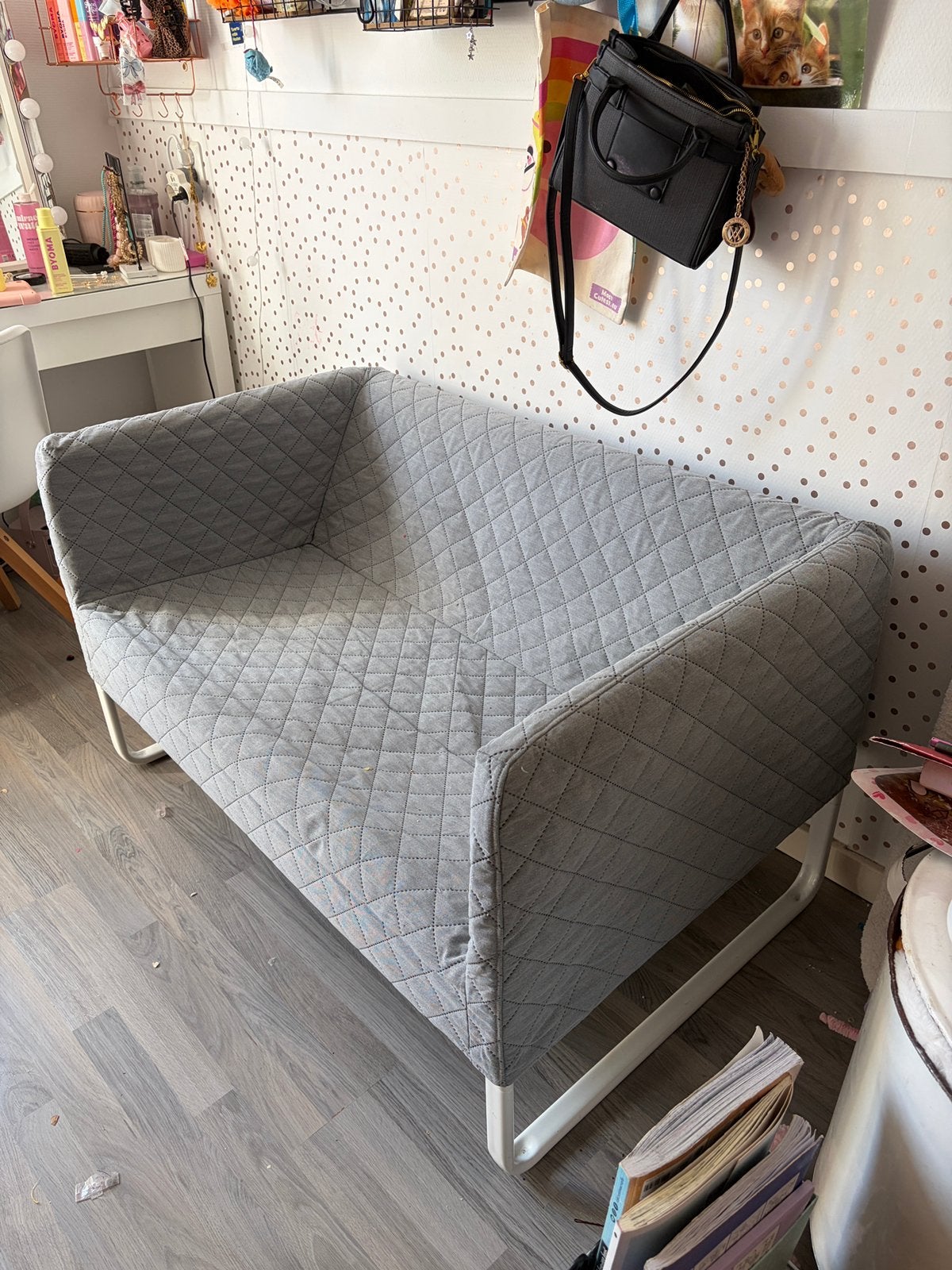 Ikea Bankje, Huis en Inrichting, Ophalen, Tweepersoons, Zo goed als nieuw, 140 cm