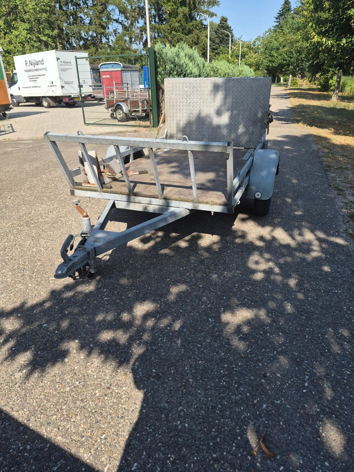 Aanhanger, motortrailer met oprijklep, Auto diversen, Aanhangers en Bagagewagens, Ophalen