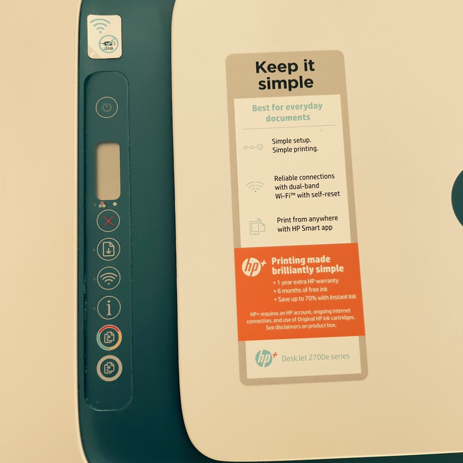 HP DeskJet 2721e All-in-One Printer, Computers en Software, Printers, Ophalen, Zo goed als nieuw